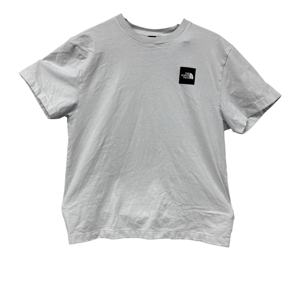 North Face Circular White Graphic T-shirt Expedition ski Euro Rare medium